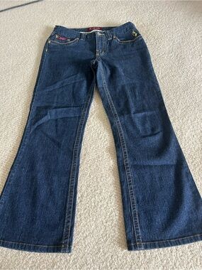 Baby Phat Dark Blue Flare Jeans